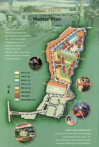 Site Plan Perumahan Green Hills